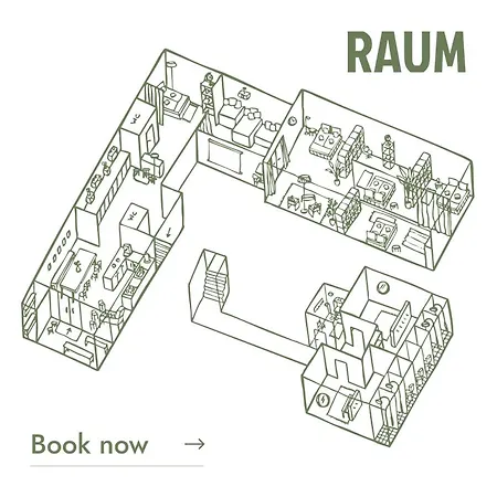 Appartement Raum Life - Quartier 10 - Gemeinsam Zentral Wohnen Auf 300qm - Parkplaetze *