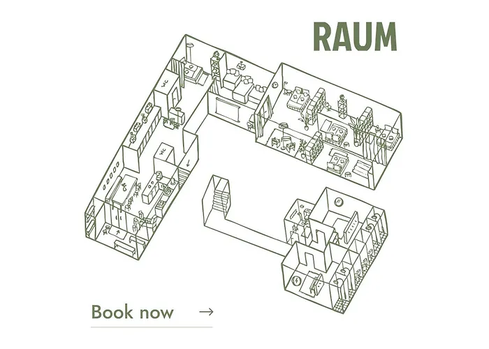 Appartement Raum Life - Quartier 10 - Gemeinsam Zentral Wohnen Auf 300qm - Parkplaetze *